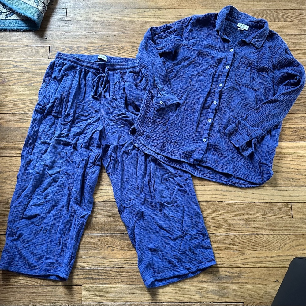 Jessica Simpson indigo Cotton Set, size large
